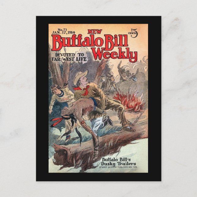 The New Buffalo Bill Weekly No. 71 1914 Postcard (Front)