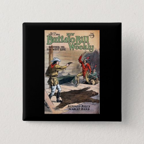The New Buffalo Bill Weekly No 74 1914 Button