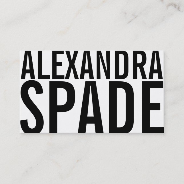 The New Cool Business Card - Customizable | PPP Co (Front)