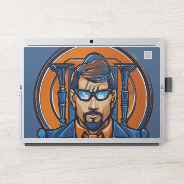 the new design on laptope HP laptop skin (Front)