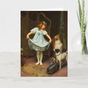 The New Dress Arthur John Elsley Card