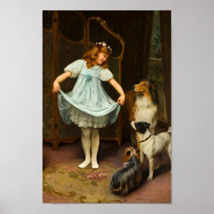 The New Dress   Arthur John Elsley Poster