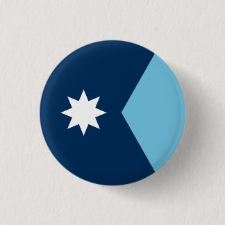 The new Flag of Minnesota State (2023 redesign) Button