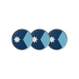 The new Flag of Minnesota State (2023 redesign) Golf Ball Marker
