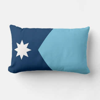 The new Flag of Minnesota State (2023 redesign) Lumbar Pillow
