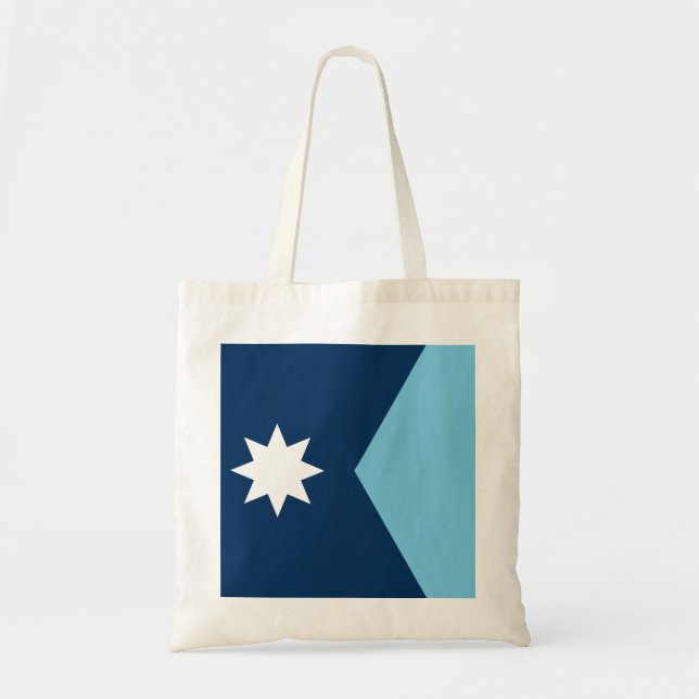 The new Flag of Minnesota State (2023 redesign) Tote Bag (Front)