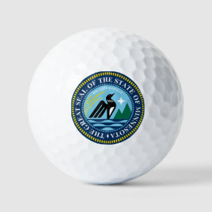 The new Flag of Minnesota State Golf Balls
