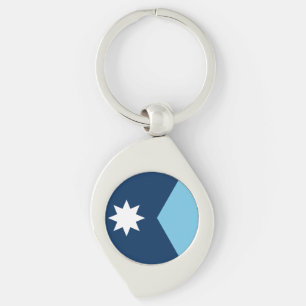 The new Flag of Minnesota State Keychain