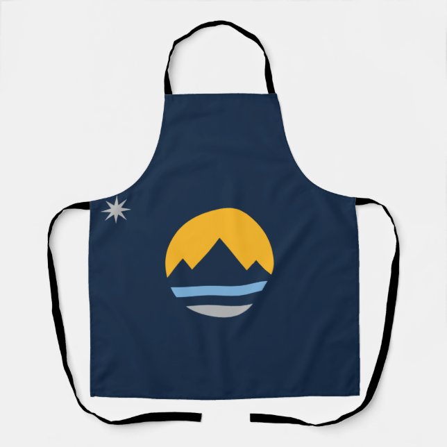The New Flag of Reno, Nevada Apron (Front)