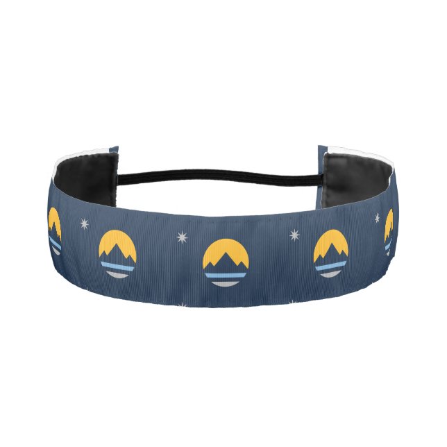 The New Flag of Reno, Nevada Athletic Headband (Front)
