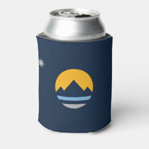 The New Flag of Reno, Nevada Can Cooler
