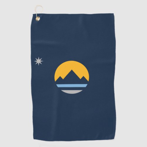 The New Flag of Reno Nevada Golf Towel