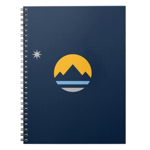 The New Flag of Reno Nevada Notebook