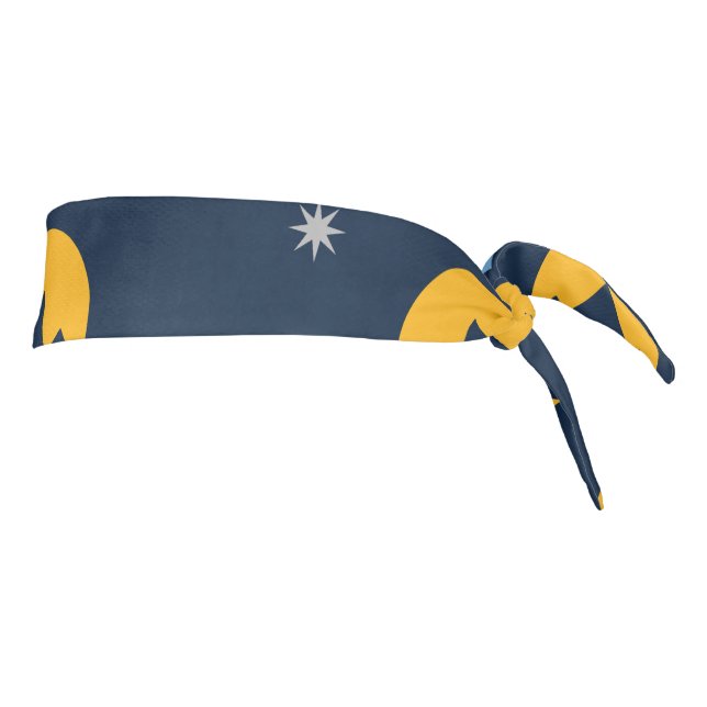 The New Flag of Reno, Nevada Tie Headband (Rotate 90)