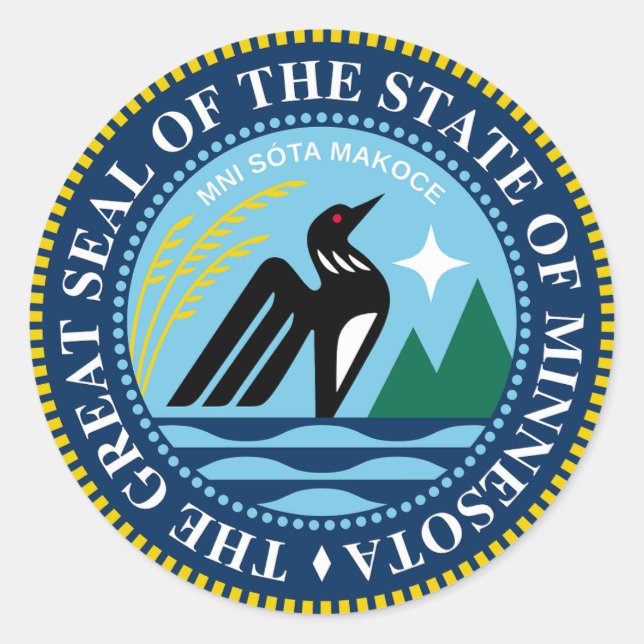 The new great Seal of the State of Minnesota (Front)