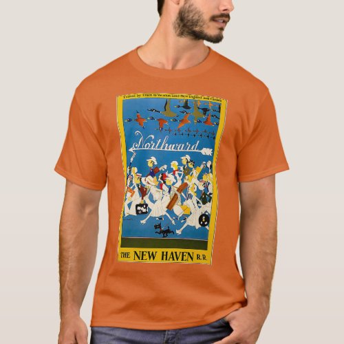 The New Haven RR vintage travel T_Shirt