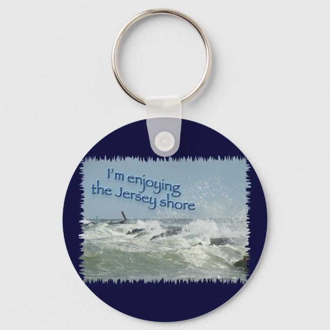 The New Jersey Shore Keychain (Front)