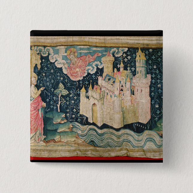 The New Jerusalem Pinback Button (Front)