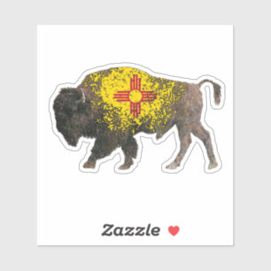 The New Mexico Sacred Buffalo Sticker