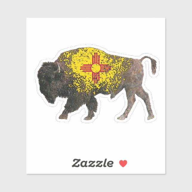 The New Mexico Sacred Buffalo Sticker (Sheet)