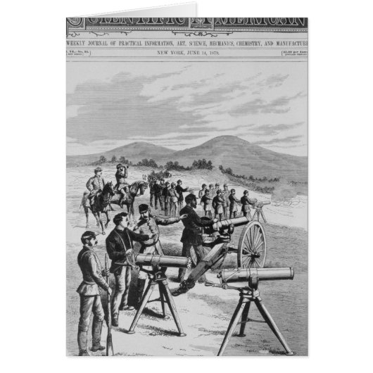 The new model Gatling Gun Cards (Front)