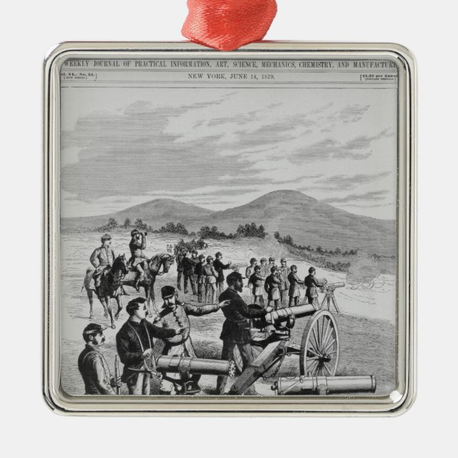 The new model Gatling Gun Metal Ornament (Front)