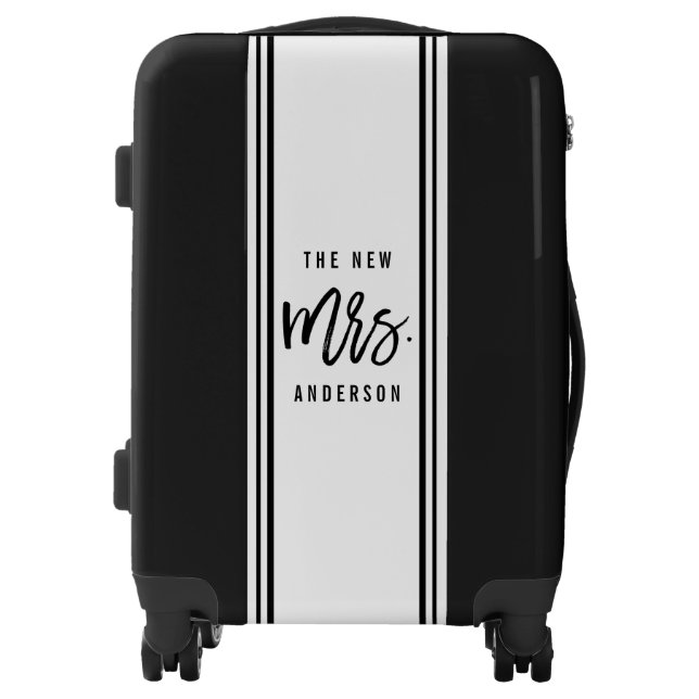 The New Mrs Personalized Bride Luggage (Front)