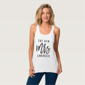 The New Mrs Personalized Bride Tank Top (Front Full)