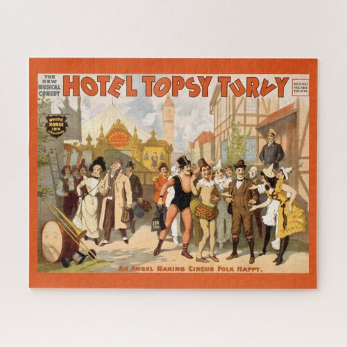 The New Musical Comedy Hotel Topsy Turvy Jigsaw Puzzle