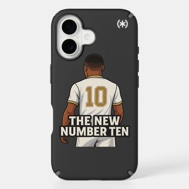  The New Number Ten | Cartoon Football Art Tribute Speck iPhone Case (Front)