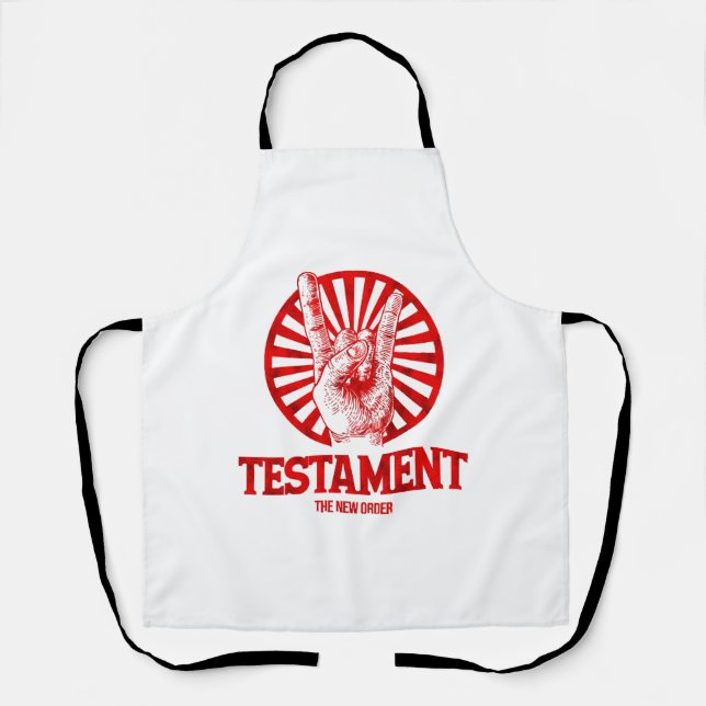 The New Order Testament  Apron (Front)