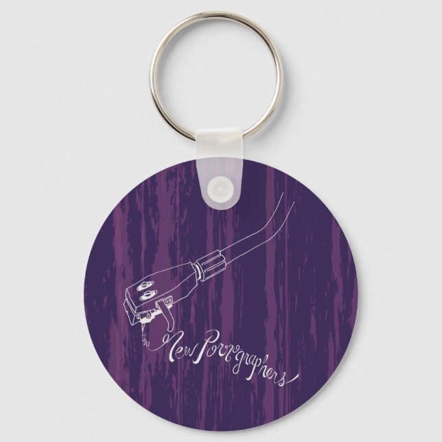 The New Pornographers Record Arm Keychain (Front)