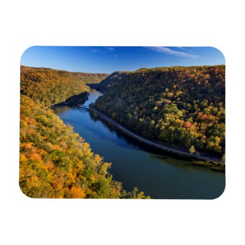 The New River Gorge At Hawks Nest State Park Magnet