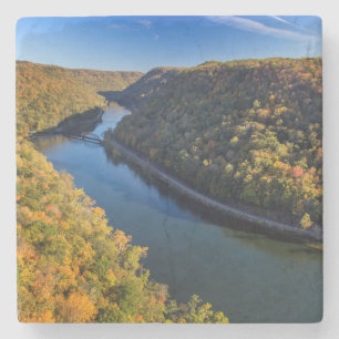 The New River Gorge At Hawks Nest State Park Stone Coaster