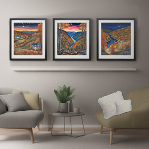 The New River Valley, Giles Couny, Virginia Wall Art Sets