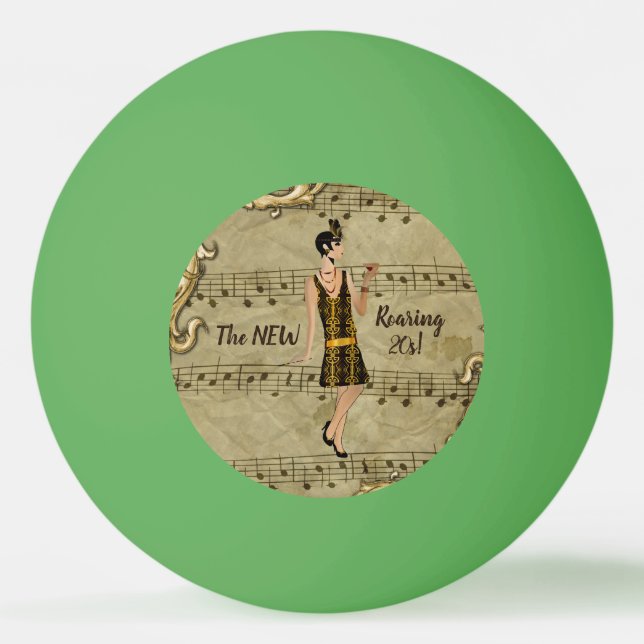 The NEW Roaring 20s! Ping Pong Ball (Back)