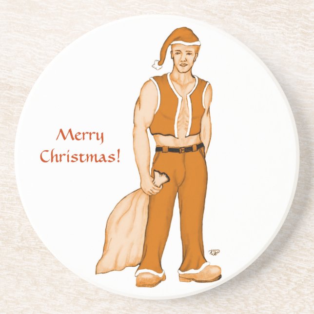 The new Santa Claus - Merry Christmas! Coaster (Front)