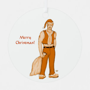 The new Santa Claus - Merry Christmas! Metal Ornament