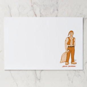The new Santa Claus - Merry Christmas! Paper Pad