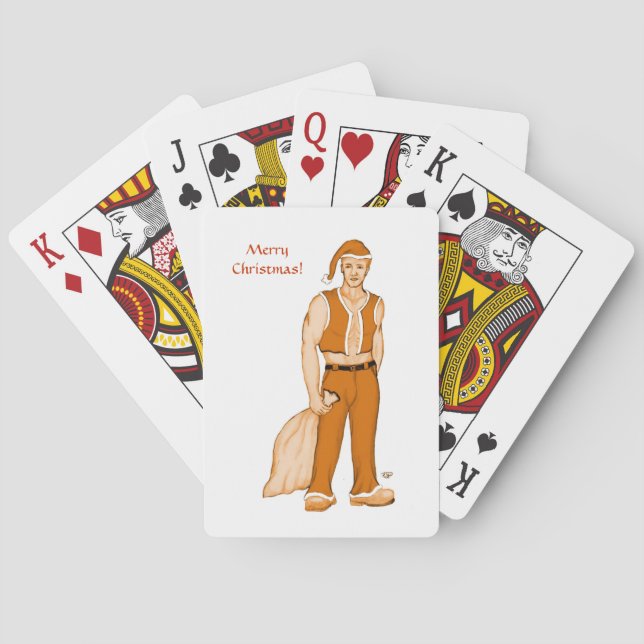 The new Santa Claus - Merry Christmas! Poker Cards (Back)