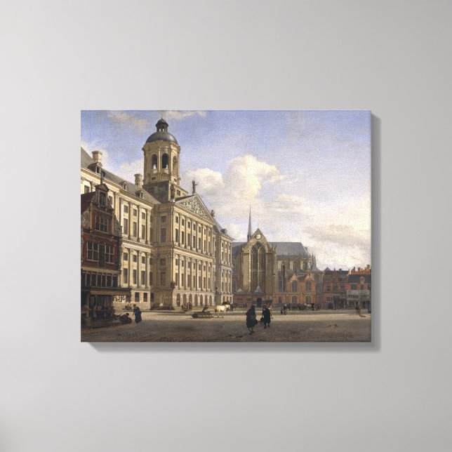 The New Town Hall, Amsterdam, 1668 Canvas Print (Front)