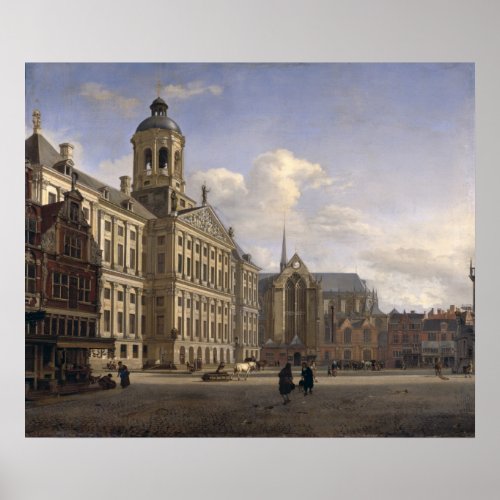 The New Town Hall Amsterdam 1668 Poster