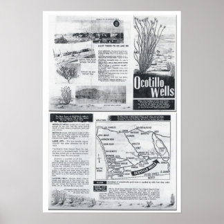 The New Town of Ocotillo Wells - 1960s Brochure Poster