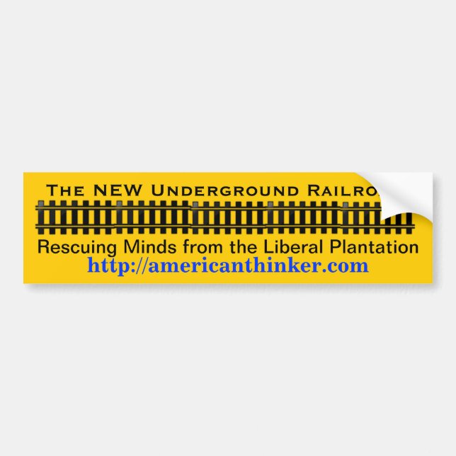 The New Underground Railroad Bumper Sticker (Front)