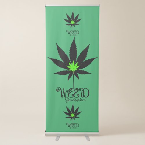 The New Weed Generation Retractable Banner