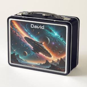 The New World Kid or Adult Metal Lunch Box