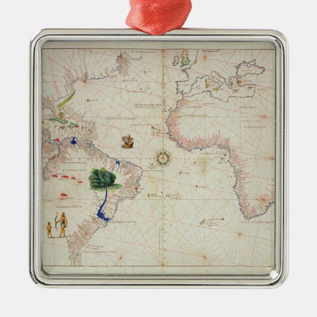 The New World Metal Ornament (Front)