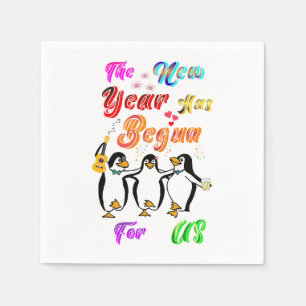 The New Year Has Begun For Us Napkins