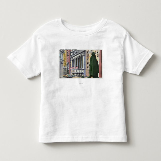 The New York Stock Exchange Bldg Toddler T-shirt (Front)