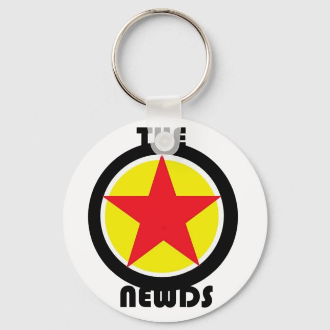 the Newds Star Logo Keychain (Front)